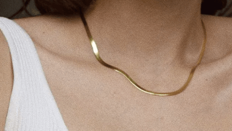 Gold snake chain